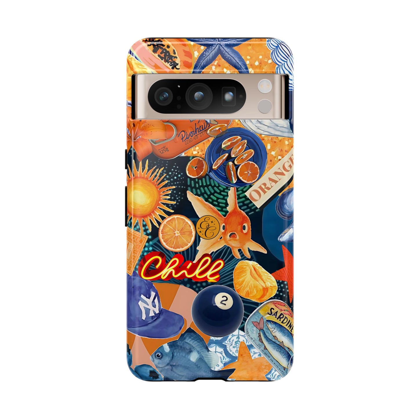 Nautical and Citrus Tough Phone Case