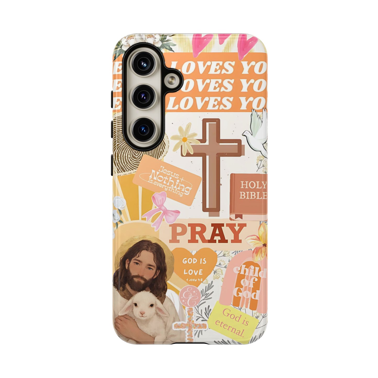 Christian Collage Tough Phone Case