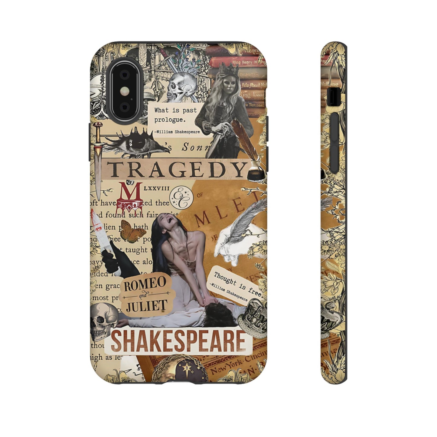 Shakespeare Tragedy Collage Tough Phone Case