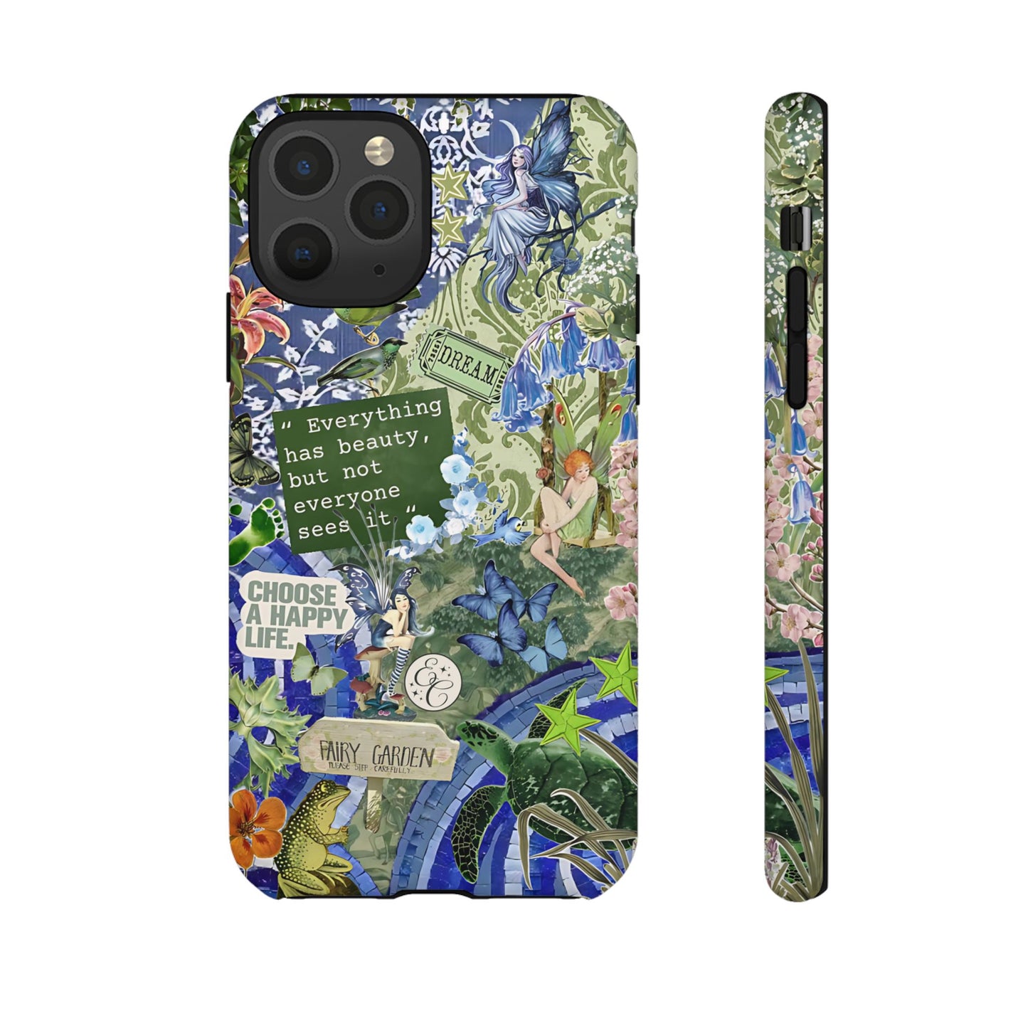 Fairy Garden Collage Tough Phone Case