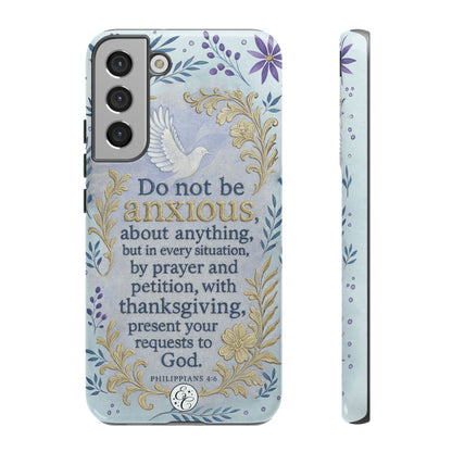 Philippians 4:6 Tough Phone Case