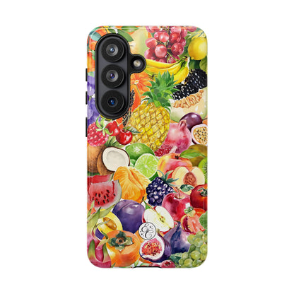 Colorful Fruits Collage Tough Phone Case