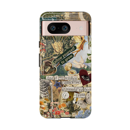 Vintage Cottage Collage Tough Phone Case