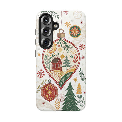 Cozy Christmas Ornament Tough Phone Case