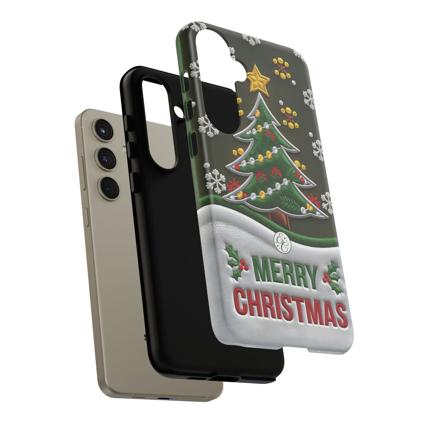 Merry Christmas Tree Tough Phone Case