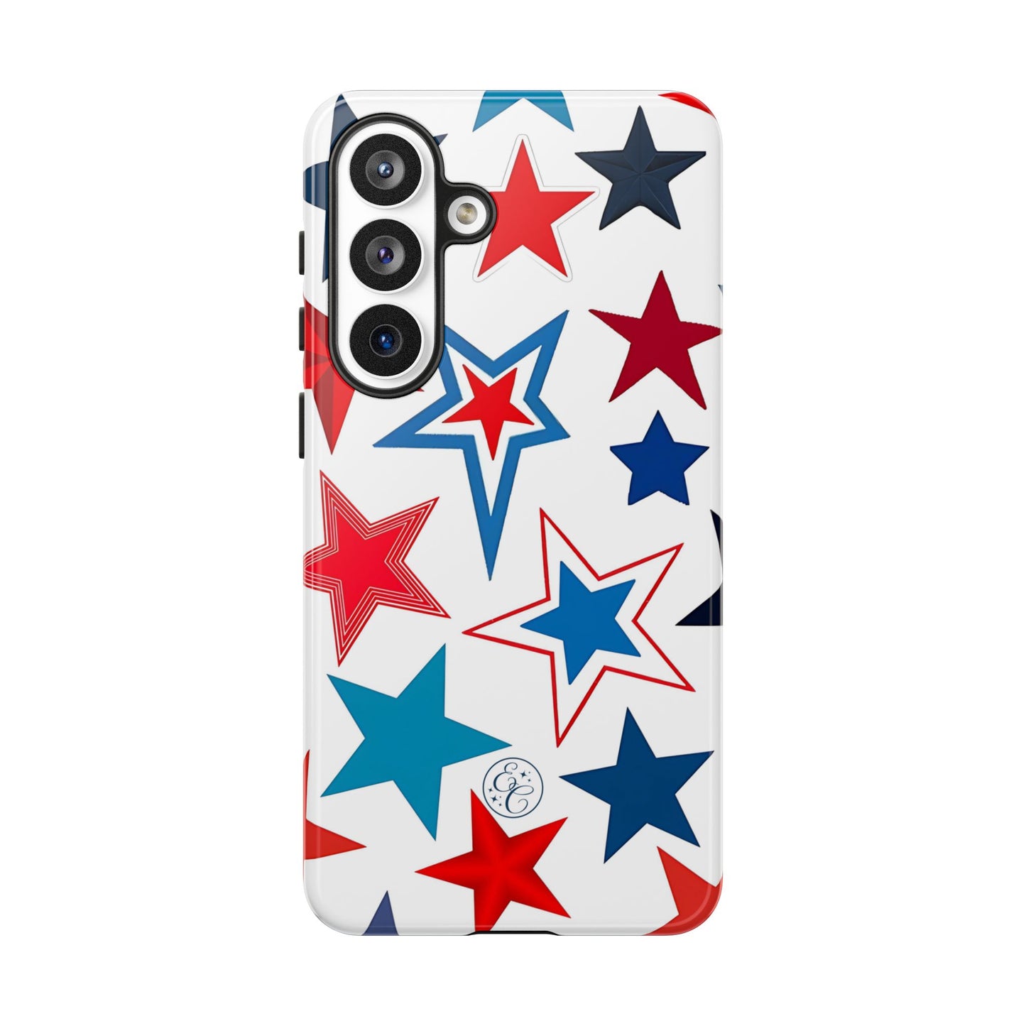 Patriotic Star Pattern Tough Phone Case