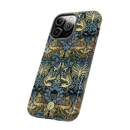 William Morris Peacock and Dragon Tough Phone Case