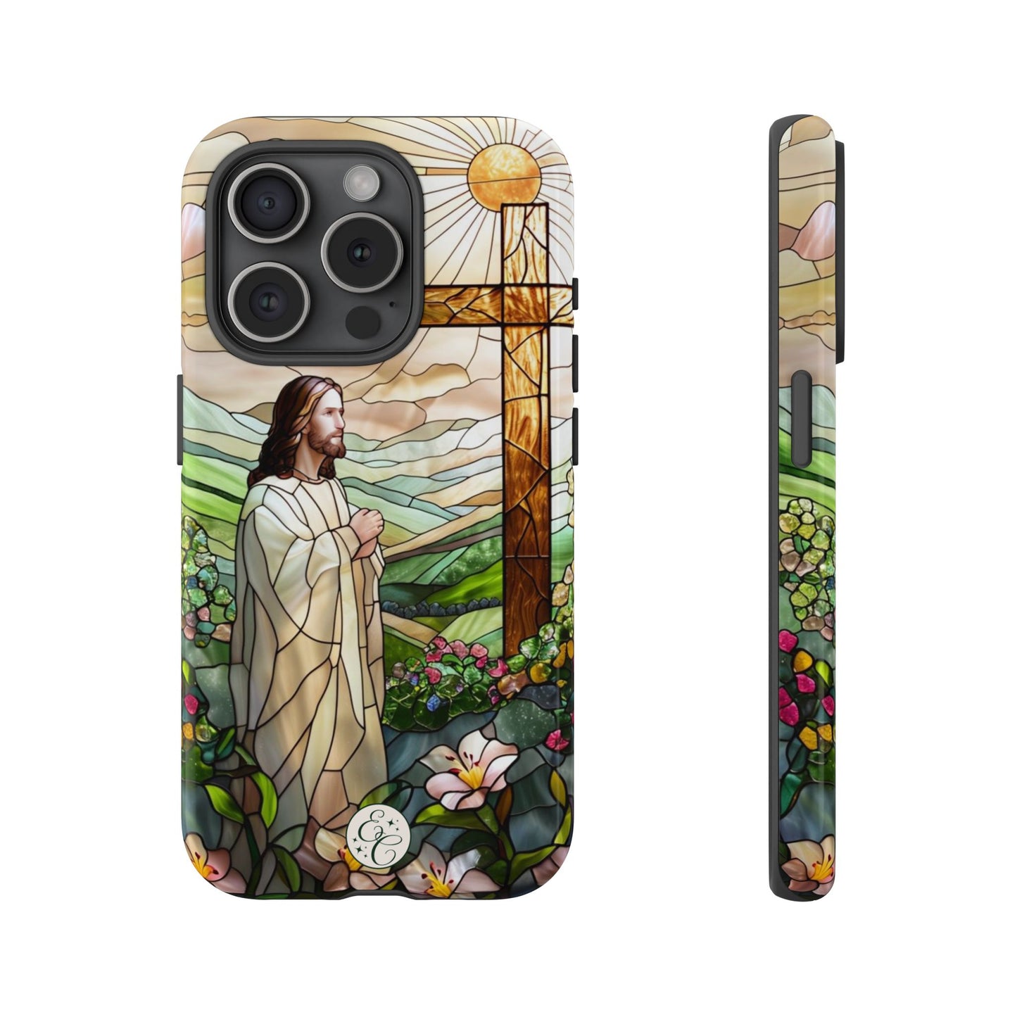Jesus Stained Glass Tough Phone Case