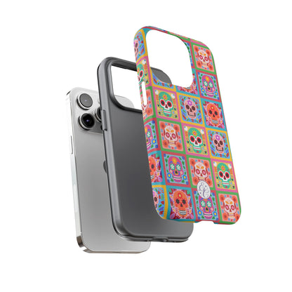 Colorful Sugar Skull Halloween Phone Case