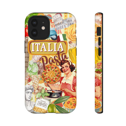 Italian Cuisine Collage Tough Phone Case