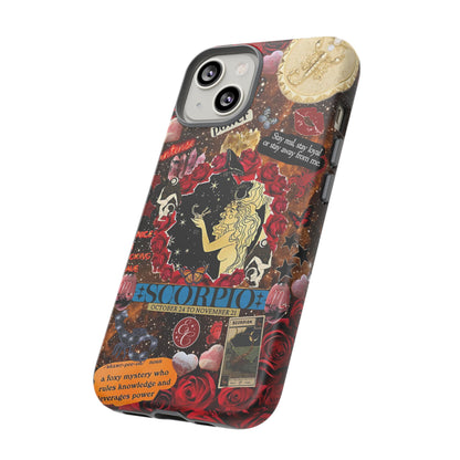 Scorpio Zodiac Star Sign Tough Phone Case