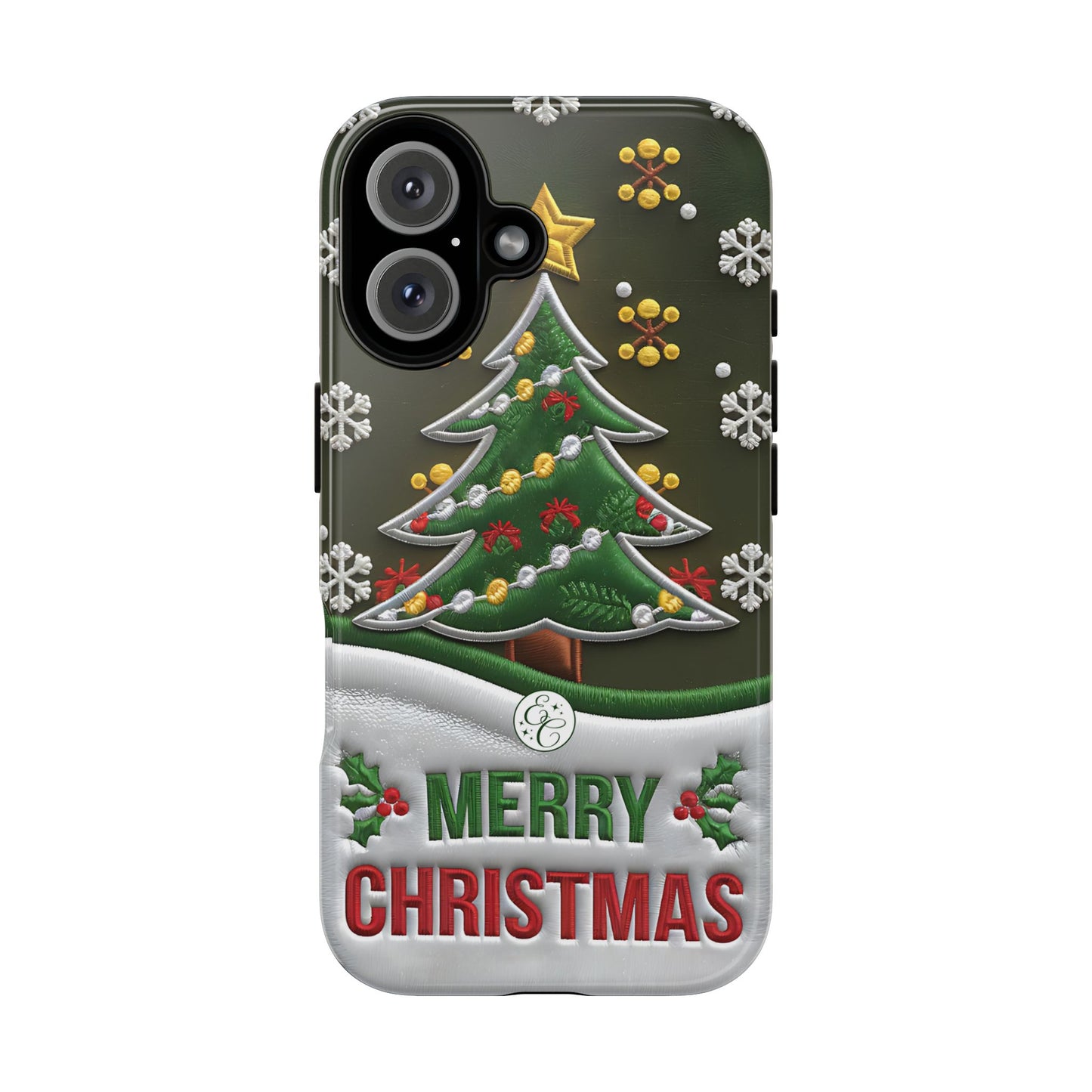 Merry Christmas Tree Tough Phone Case