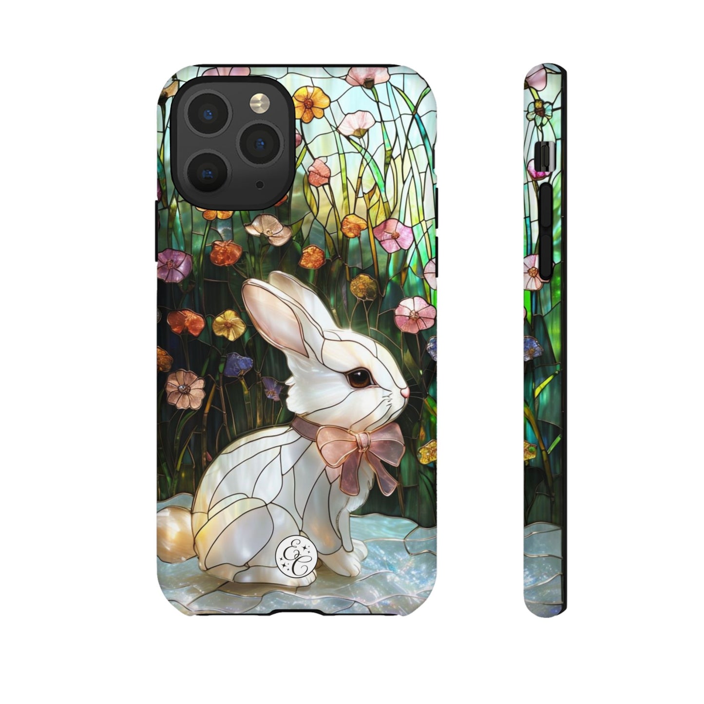 Easter Rabbit Stained Glass Tough Phone Case
