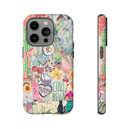 Coquette Art Collage Tough Phone Case