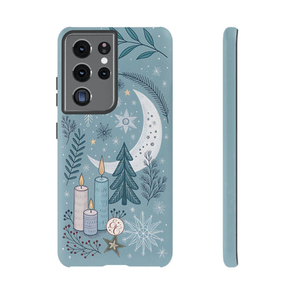 Winter Moon & Candles Tough Phone Case