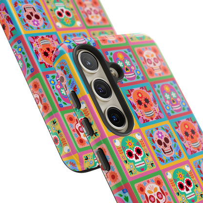 Colorful Sugar Skull Halloween Phone Case
