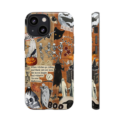 Halloween Spooky Collage Tough Phone Case