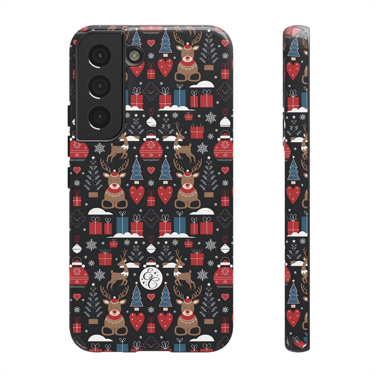 Christmas Holiday Pattern Tough Phone Case