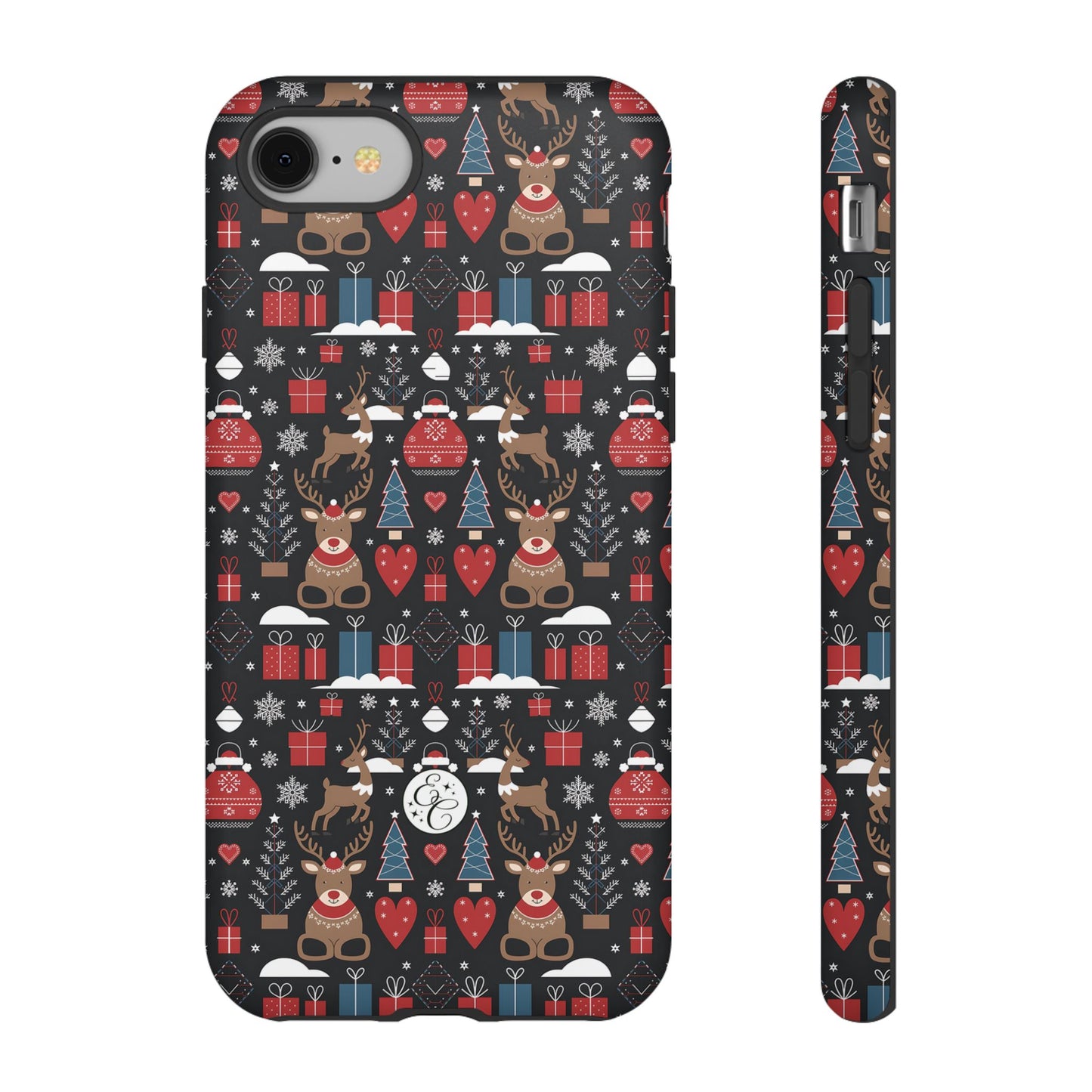 Christmas Holiday Pattern Tough Phone Case