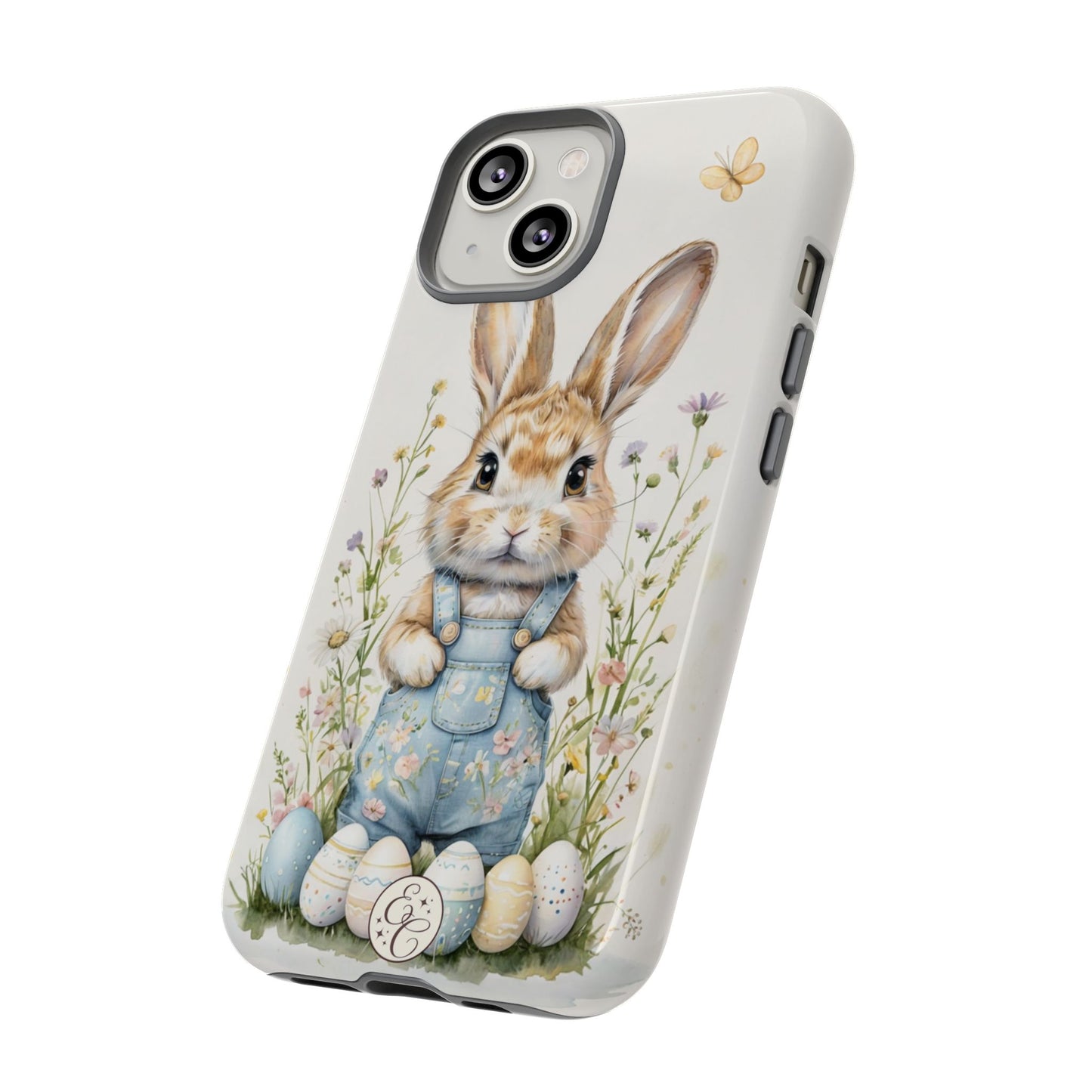 Bunny with Easter Eggs Tough Phone Case