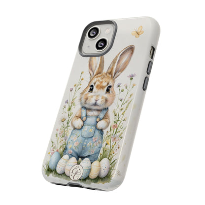 Bunny with Easter Eggs Tough Phone Case