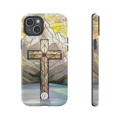 Stained Glass Cross Tough Phone Case