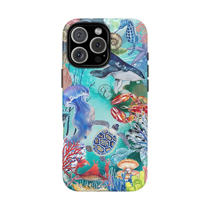 Ocean Wonders Collage Tough Phone Case