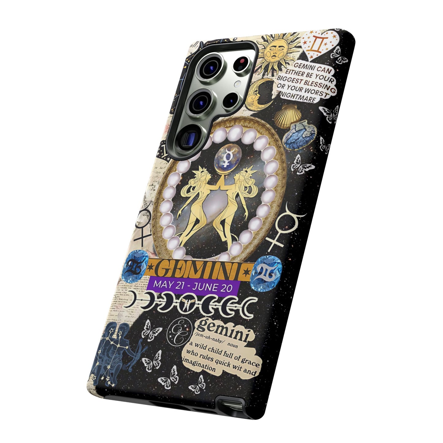 Gemini Zodiac Sign Tough Phone Case