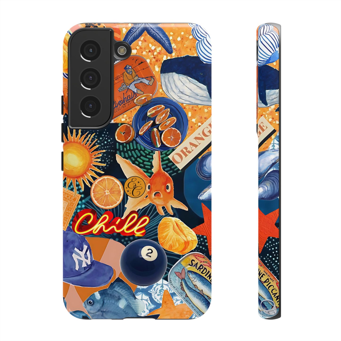 Nautical and Citrus Tough Phone Case