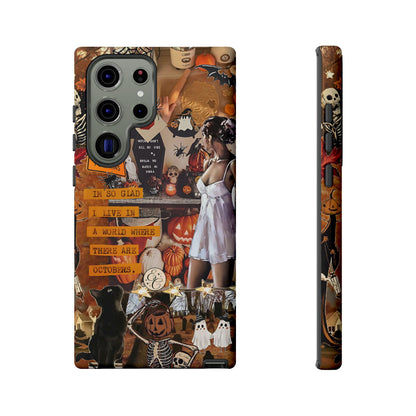 Halloween Aesthetic Collage Tough Phone Case