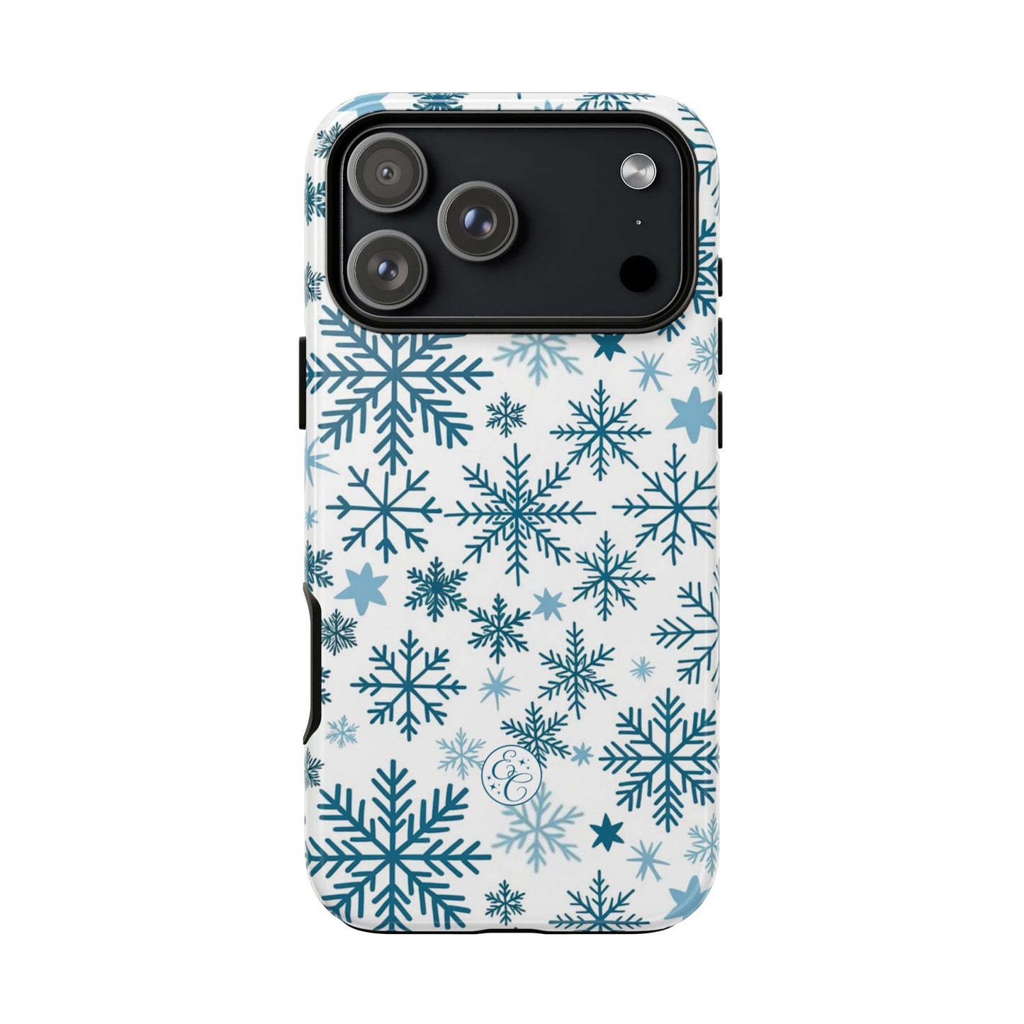 Winter Snowflakes Pattern Tough Phone Case
