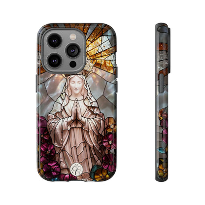 Virgin Mary Stained Glass Tough Phone Case