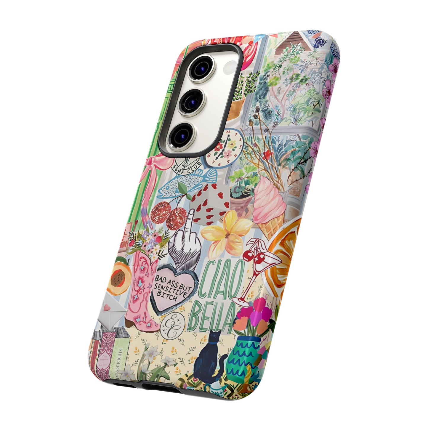 Coquette Art Collage Tough Phone Case