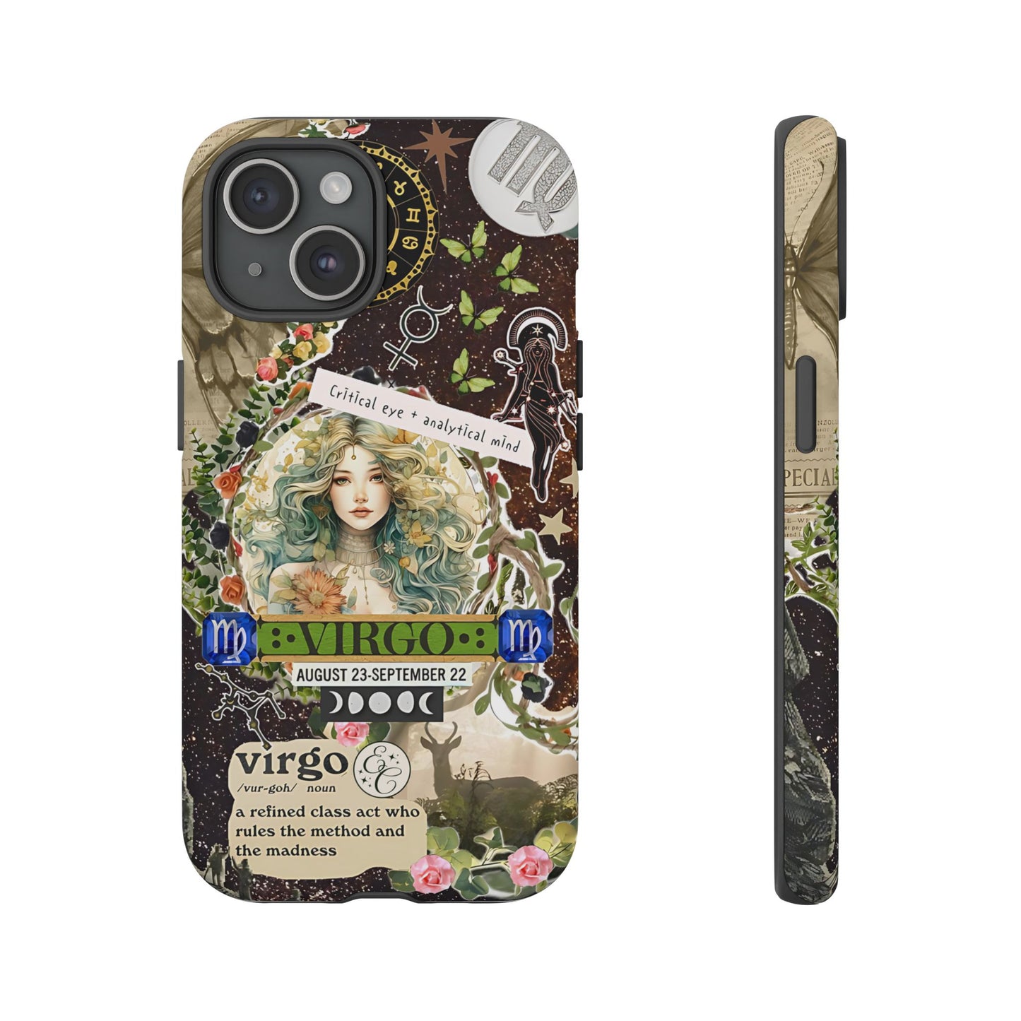 Virgo Zodiac Star Sign Tough Phone Case