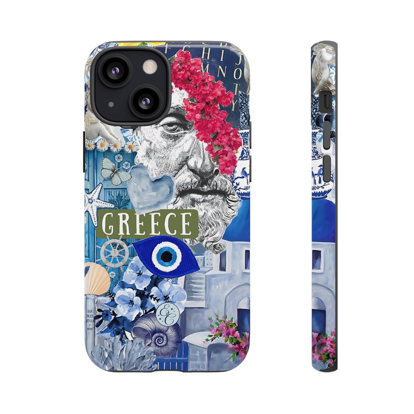 Greek Summer Collage Tough Phone Case