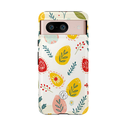 Colorful Easter Egg Pattern Tough Phone Case