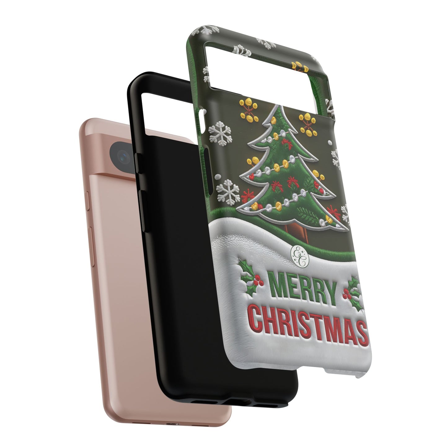 Merry Christmas Tree Tough Phone Case