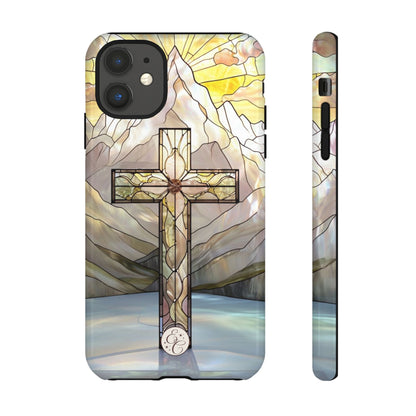 Stained Glass Cross Tough Phone Case