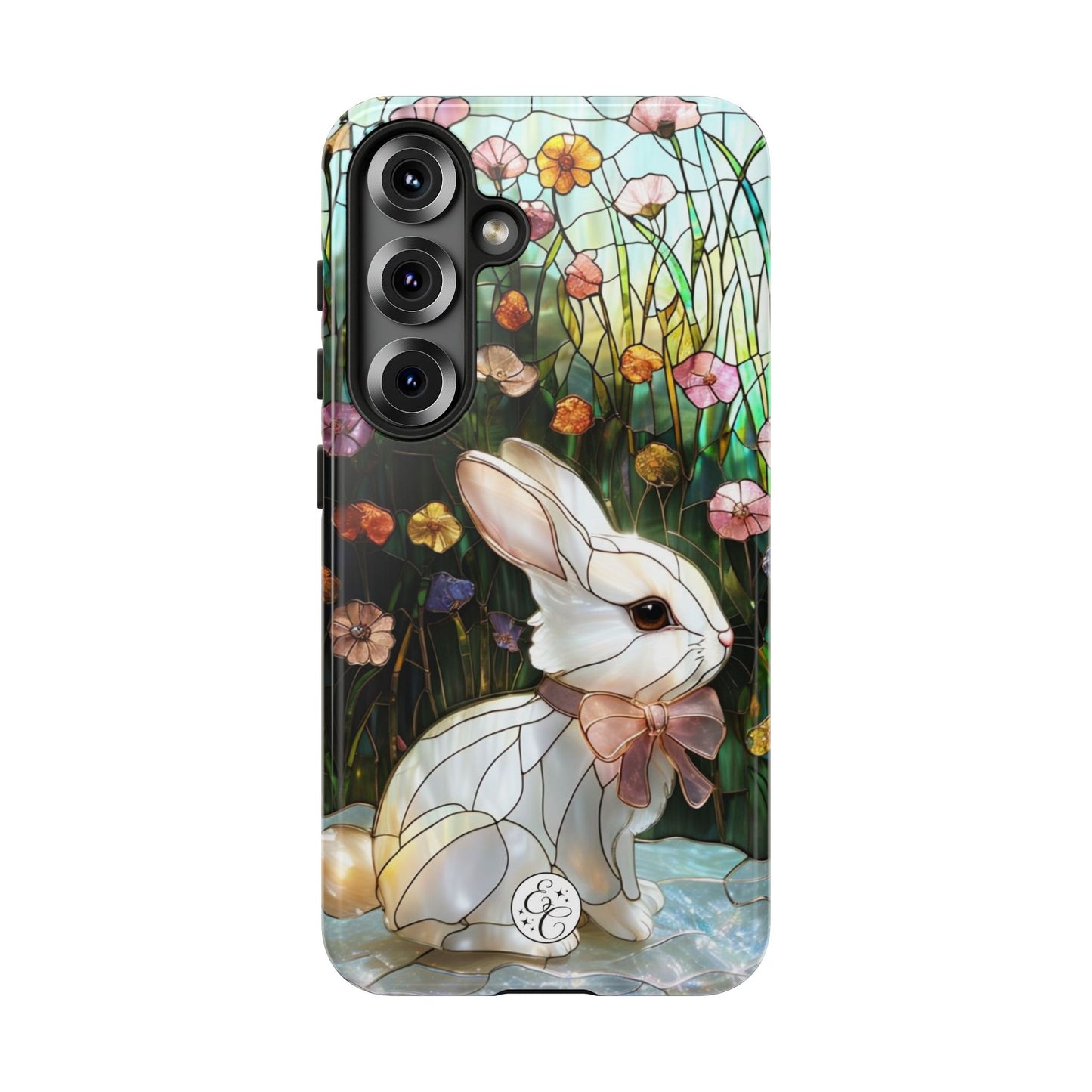 Easter Rabbit Stained Glass Tough Phone Case