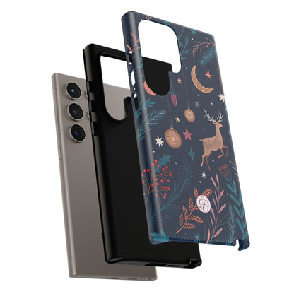 Boho Christmas Reindeer Tough Phone Case