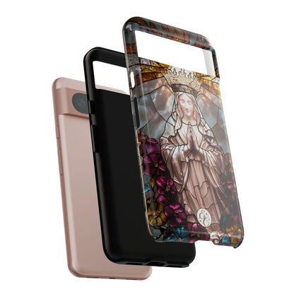 Virgin Mary Stained Glass Tough Phone Case