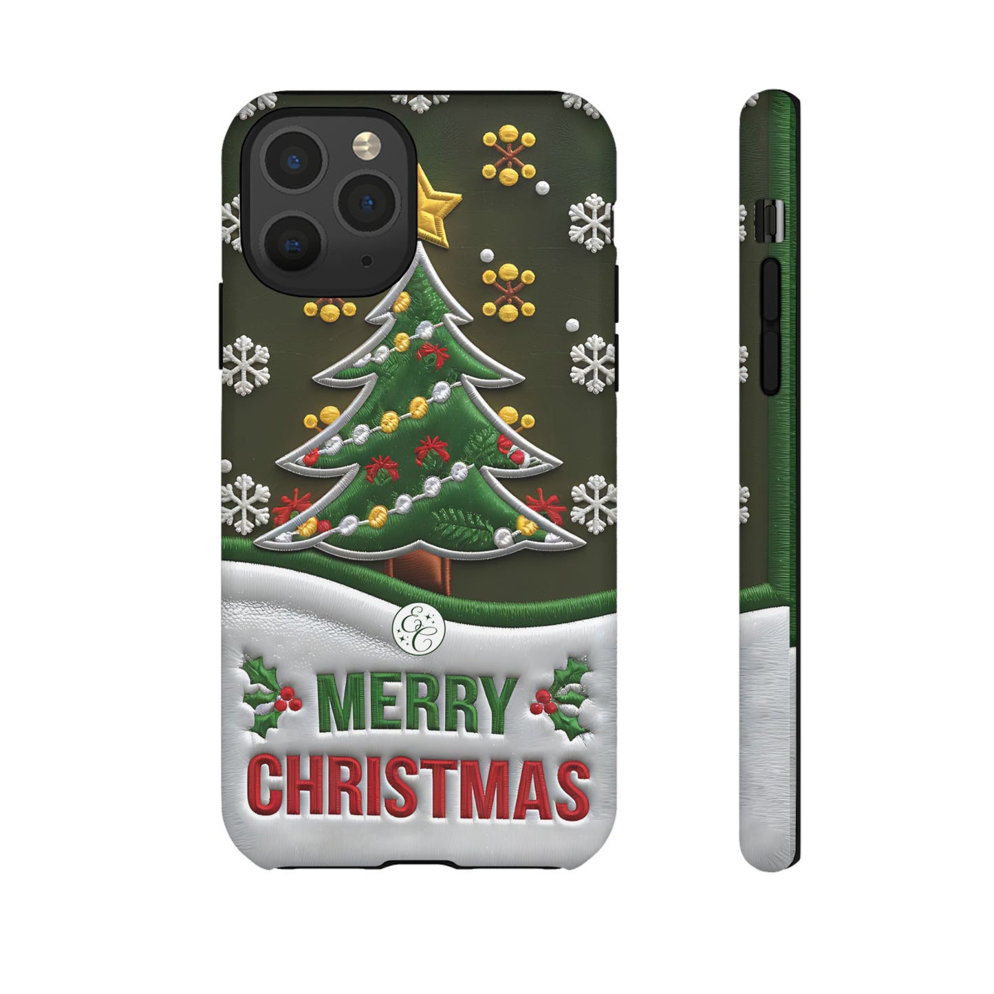 Merry Christmas Tree Tough Phone Case