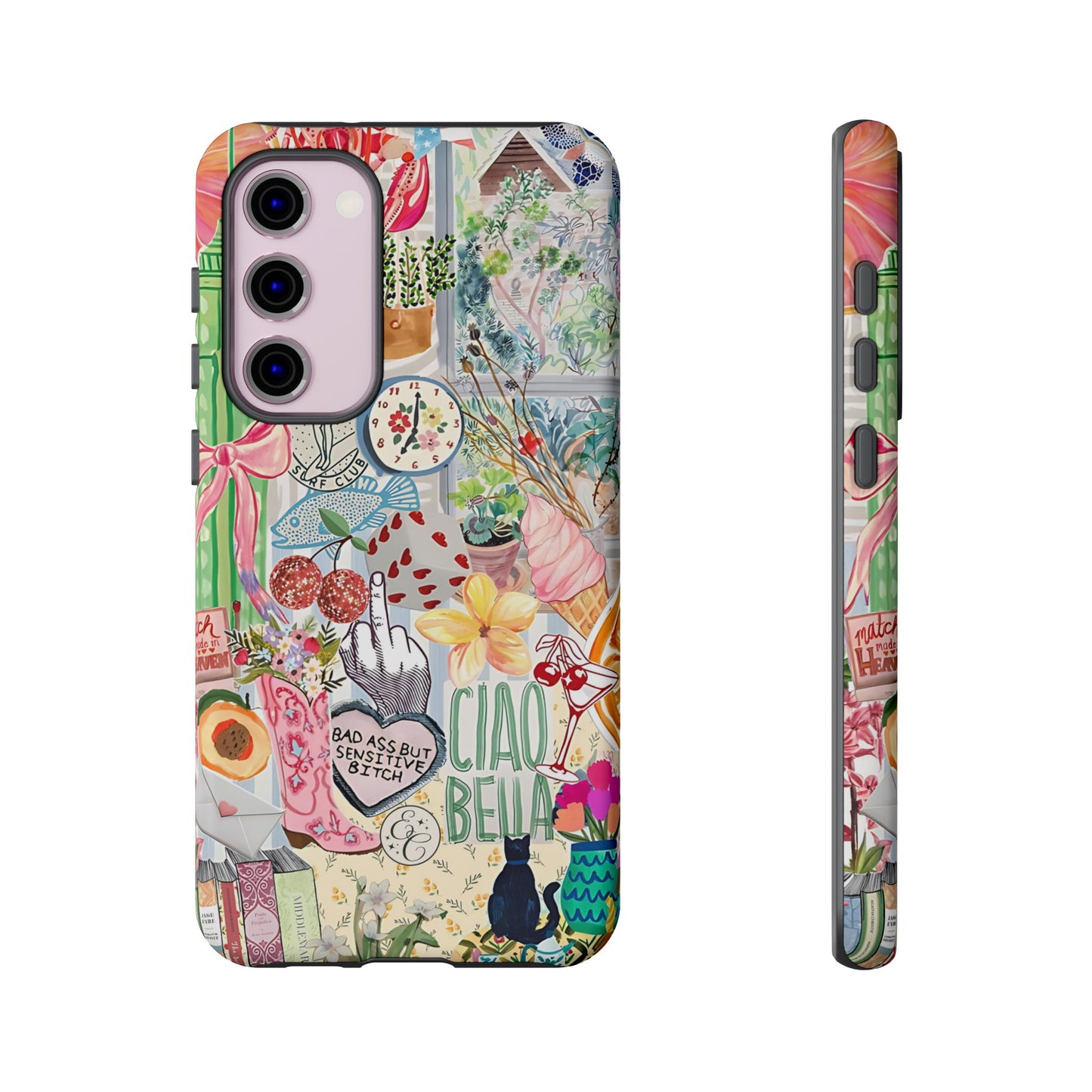 Coquette Art Collage Tough Phone Case