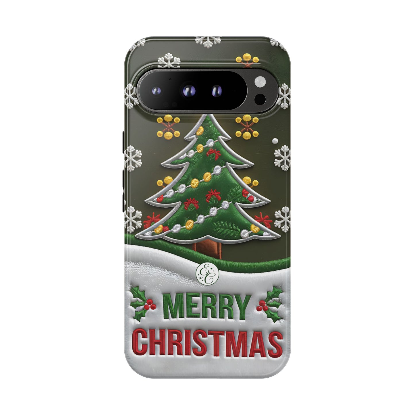 Merry Christmas Tree Tough Phone Case