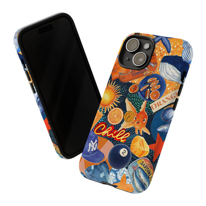 Nautical and Citrus Tough Phone Case