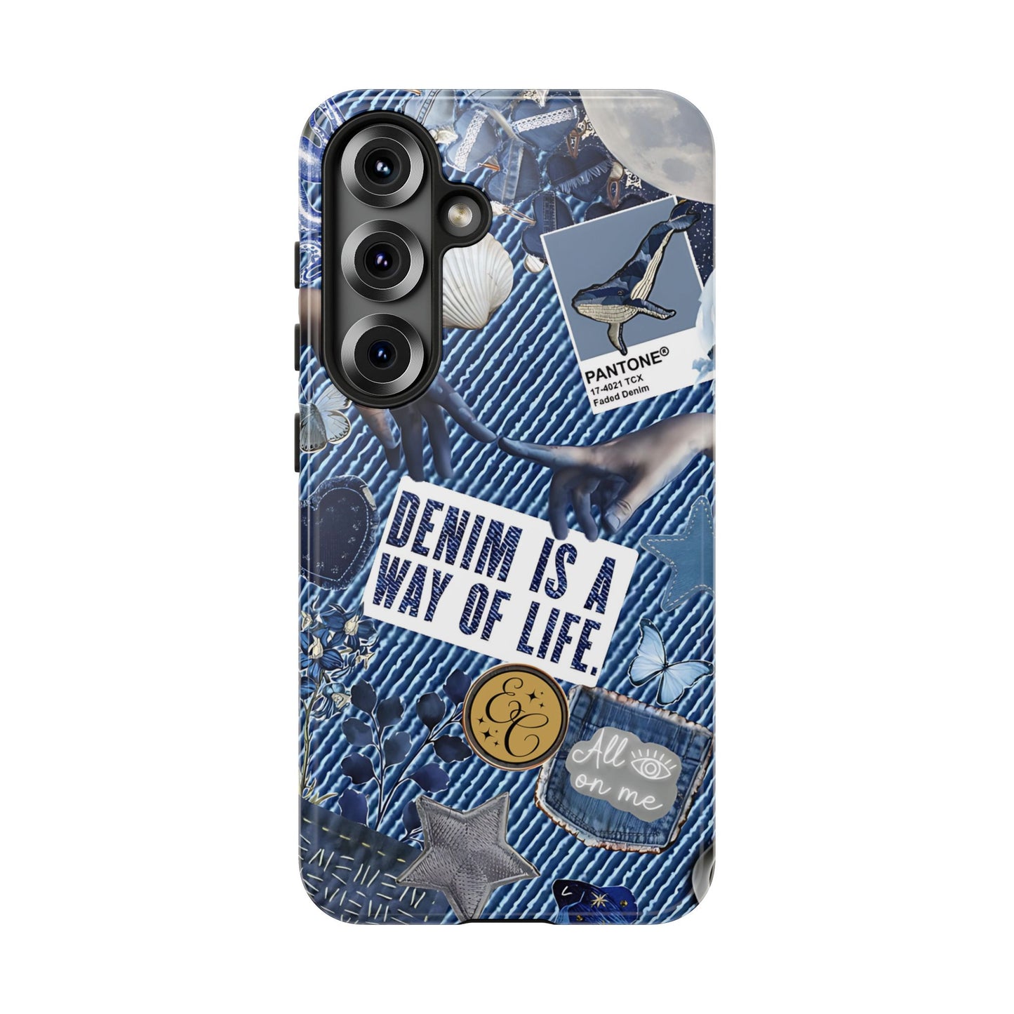 Denim Texture Tough Phone Case