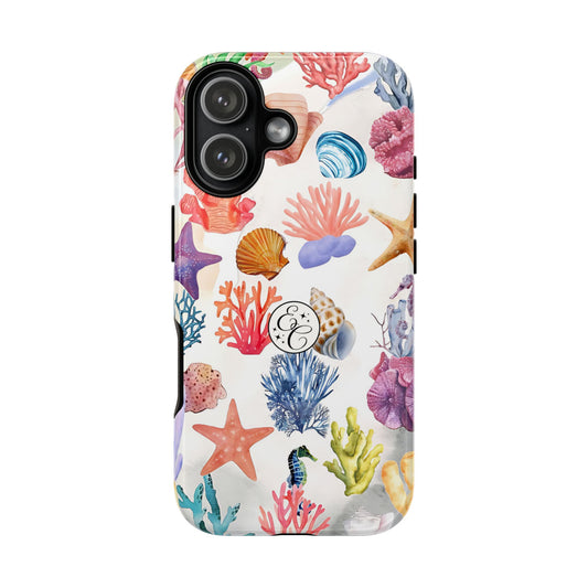 Coral & Sea Shells Tough Phone Case