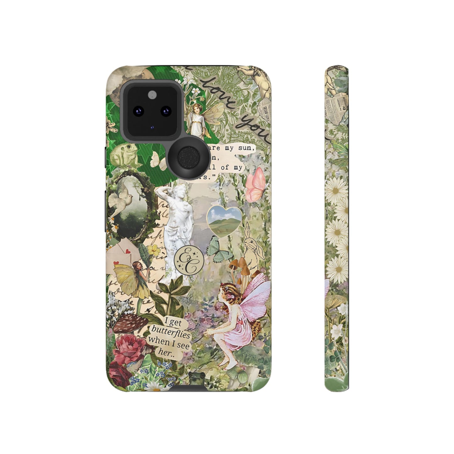 Vintage Botanical Collage Tough Phone Case