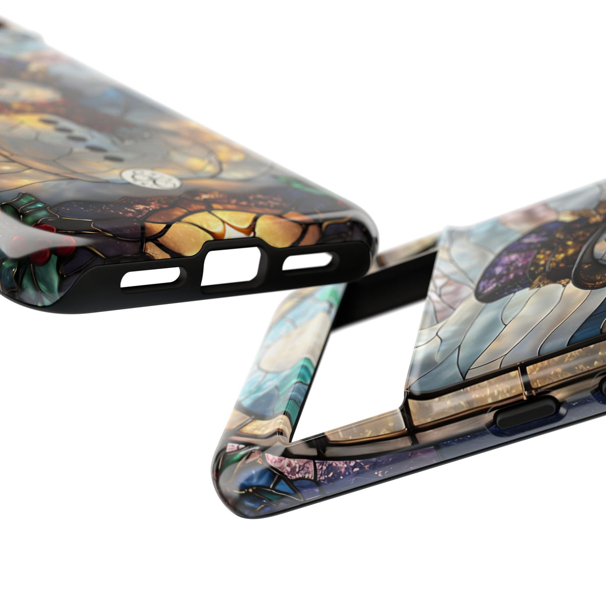 Snowman Stained Glass Phone Case
