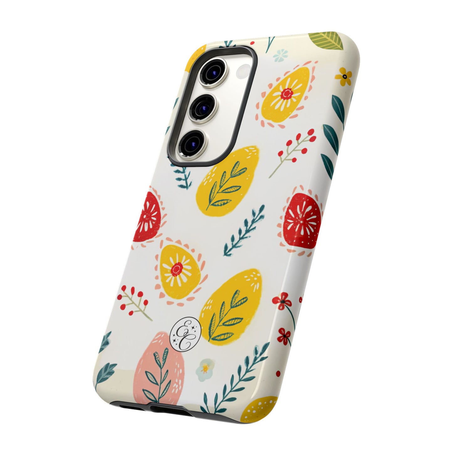 Colorful Easter Egg Pattern Tough Phone Case
